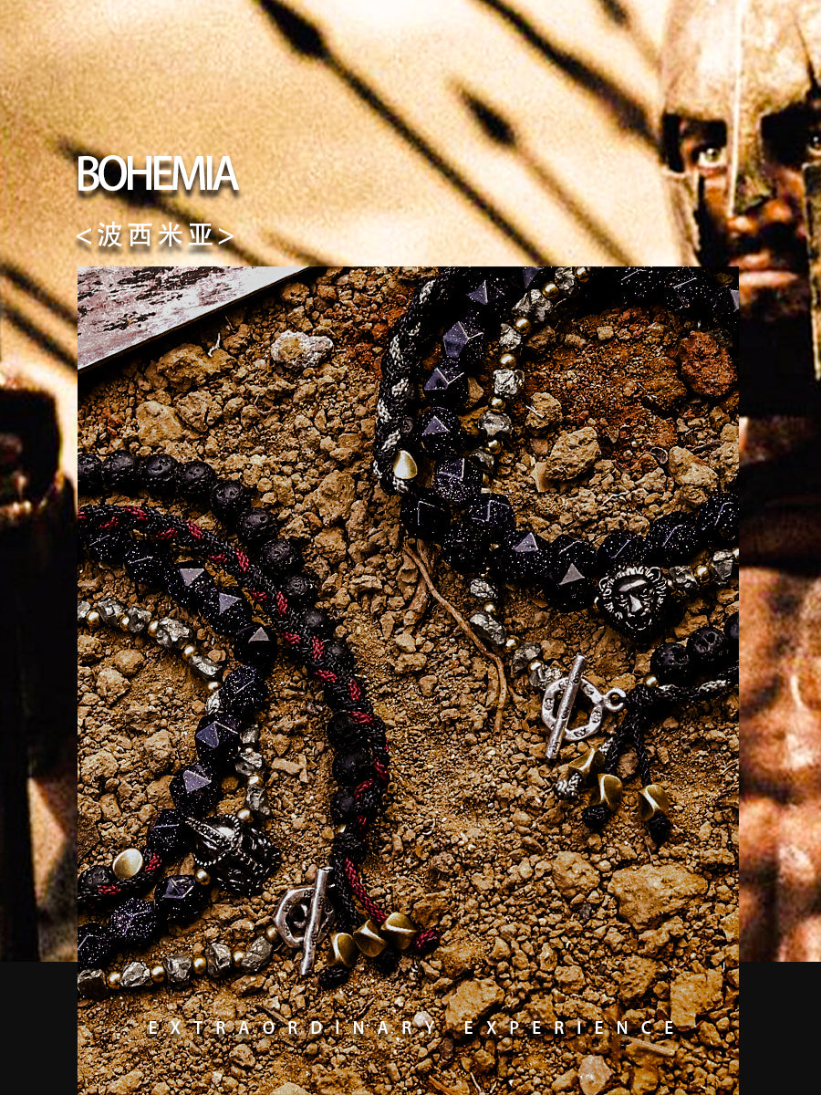 GUXI【Bohemian】Niche Bracelet High-end Bead Bracelet Retro Bracelet Gift Accessories