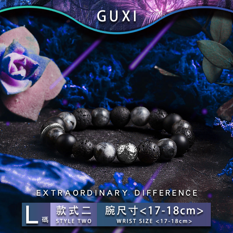 GUXI【Galaxy Planet】Amethyst trend bracelet high-end niche bead bracelet jewelry