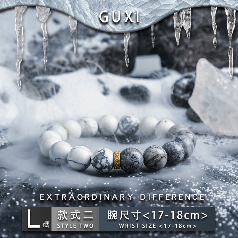 GUXI【Map Glacier】original design bracelet, high-end niche couple bracelet, gift jewelry for boyfriend